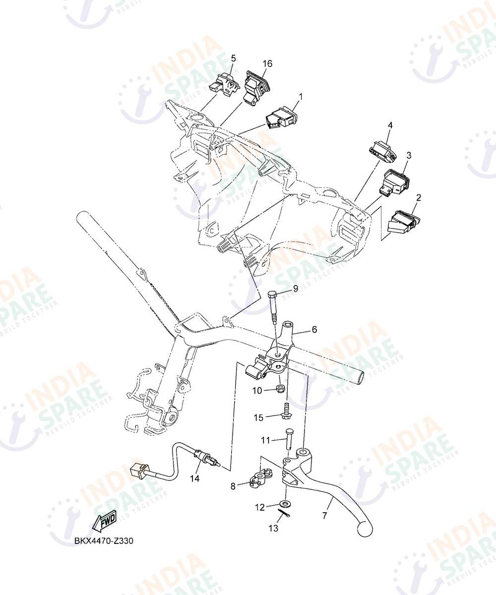 YAMAHA BKXF Series HANDLE SWITCH & LEVER